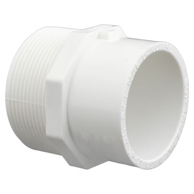 Charlotte Pipe 2 In X 1 12 In Schedule 40 Pvc Reducing Male Adapter Saber Sales And Service 0128