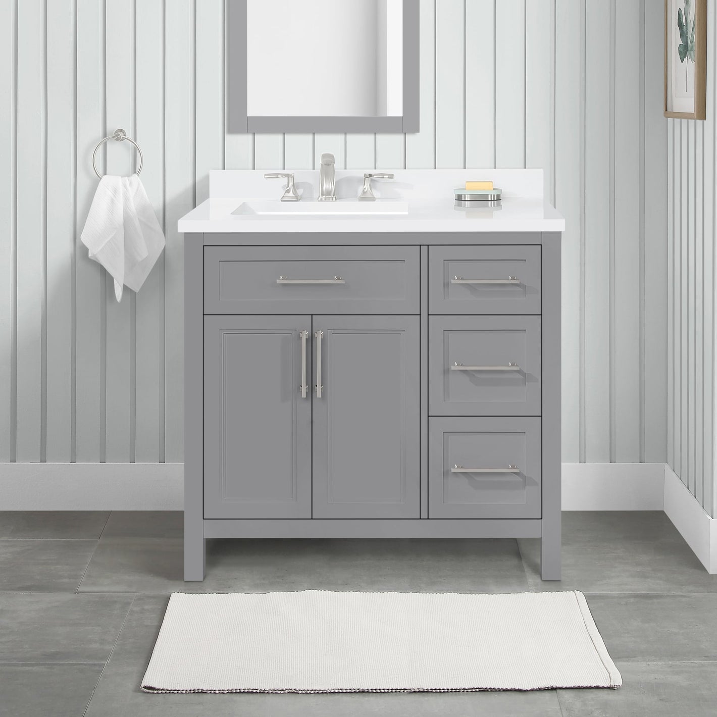 Grey Bathroom Vanities