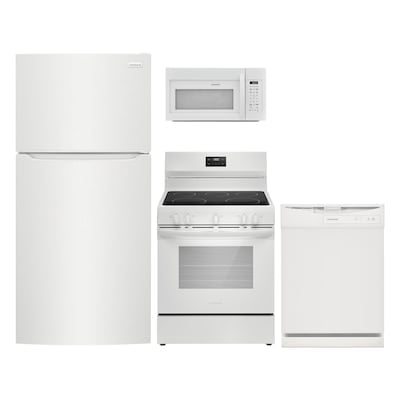 White Appliance Bundle (Gas Stove)