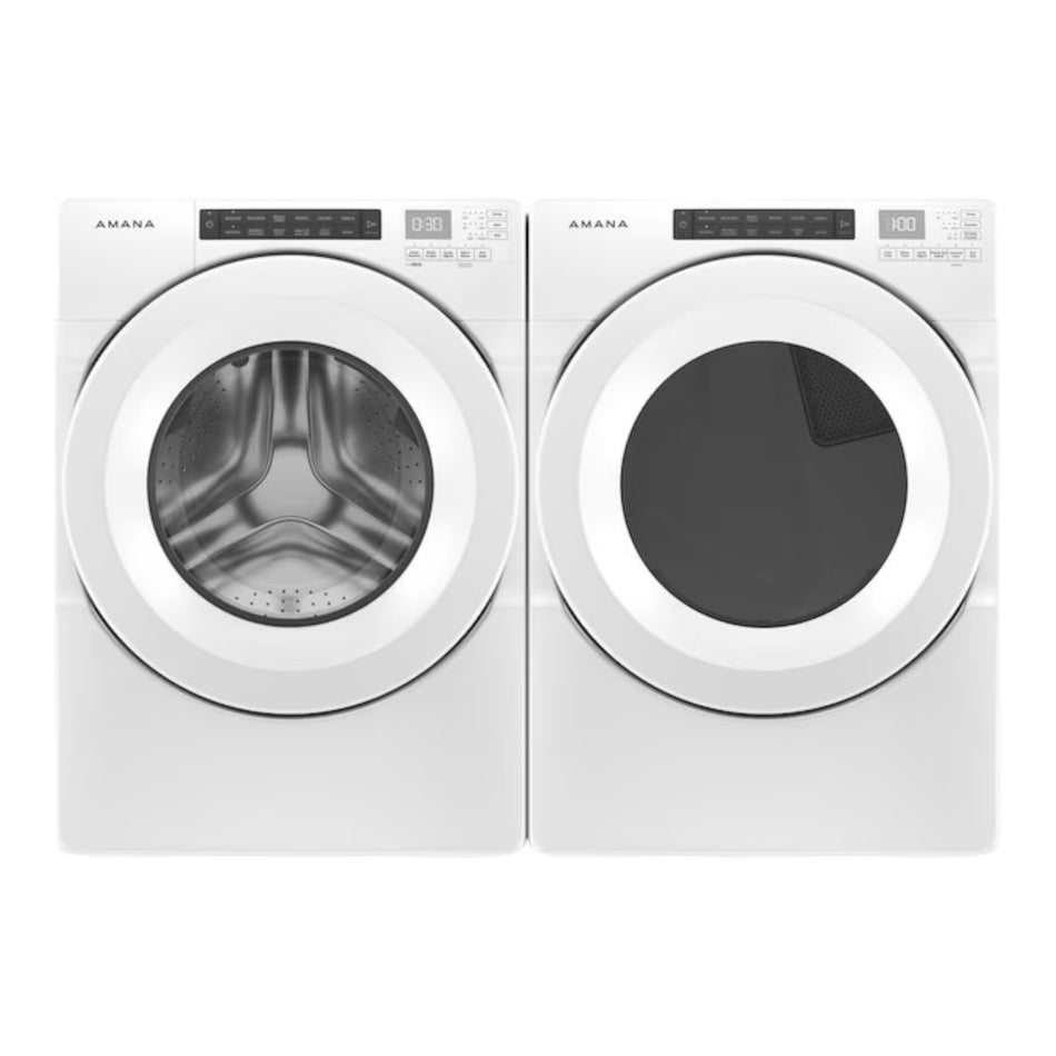 Amana White Washer & Dryer Appliance Bundle