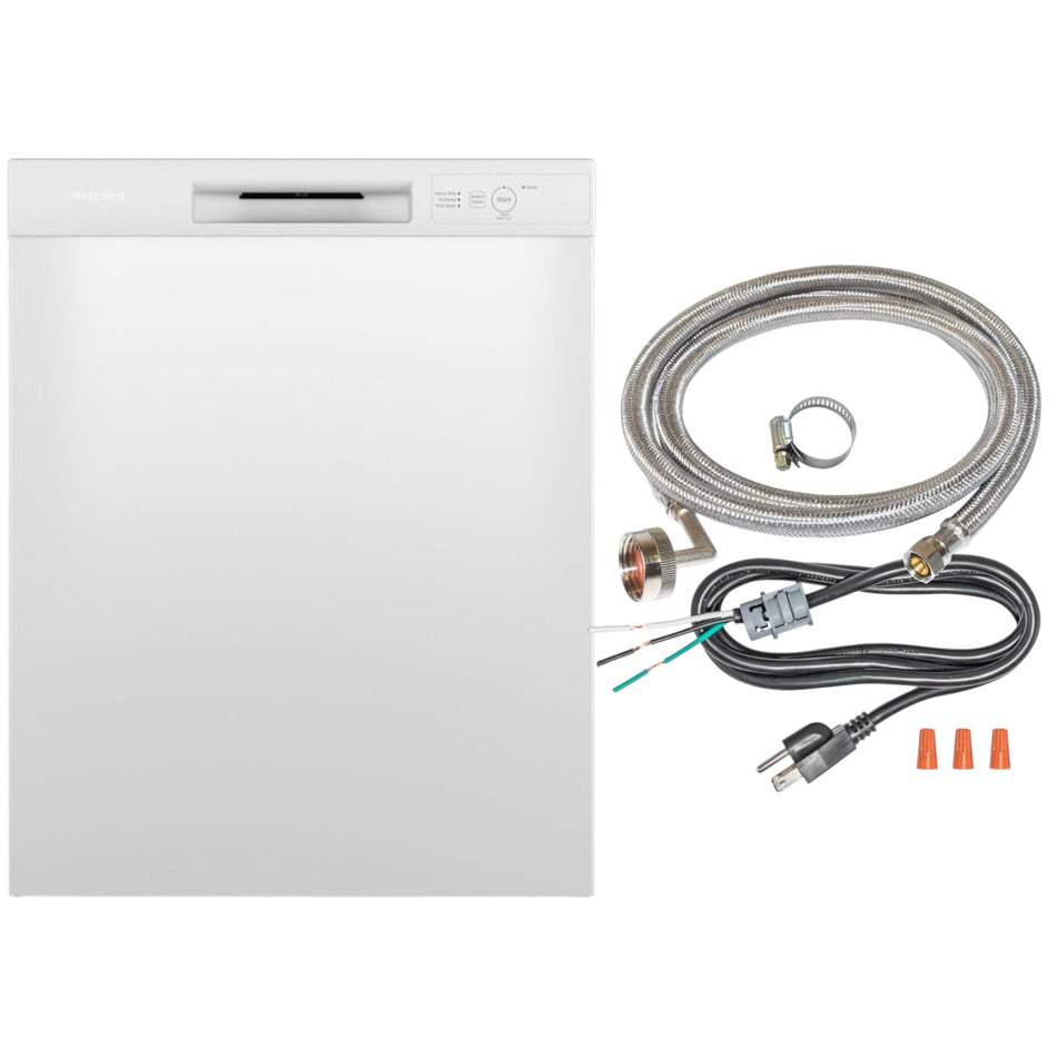 Hotpoint White Dishwasher with Installation Kit