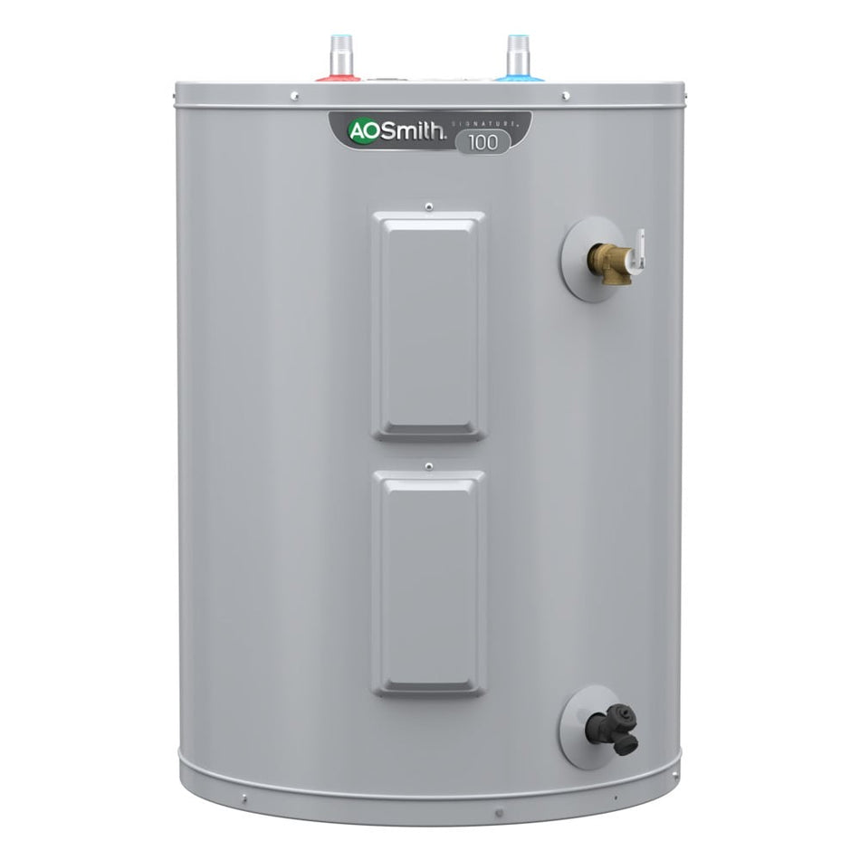 38-Gallon Electric Lowboy Water Heater Bundle with Installation Kit