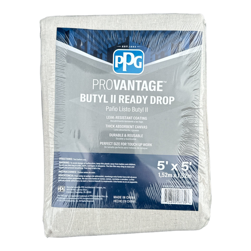 PPG ProVantage Butyl II Ready-Abdeckplane (1,5 m x 1,5 m)