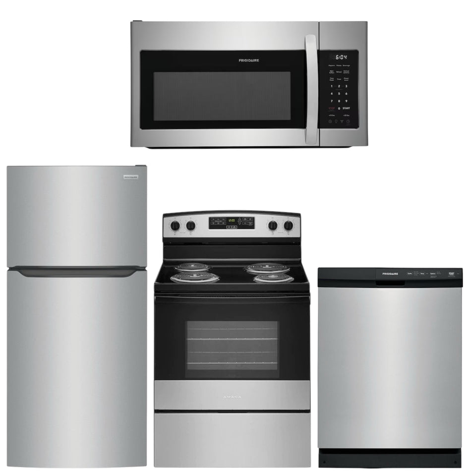 Stainless Steel Appliance Bundle (Electric Range)