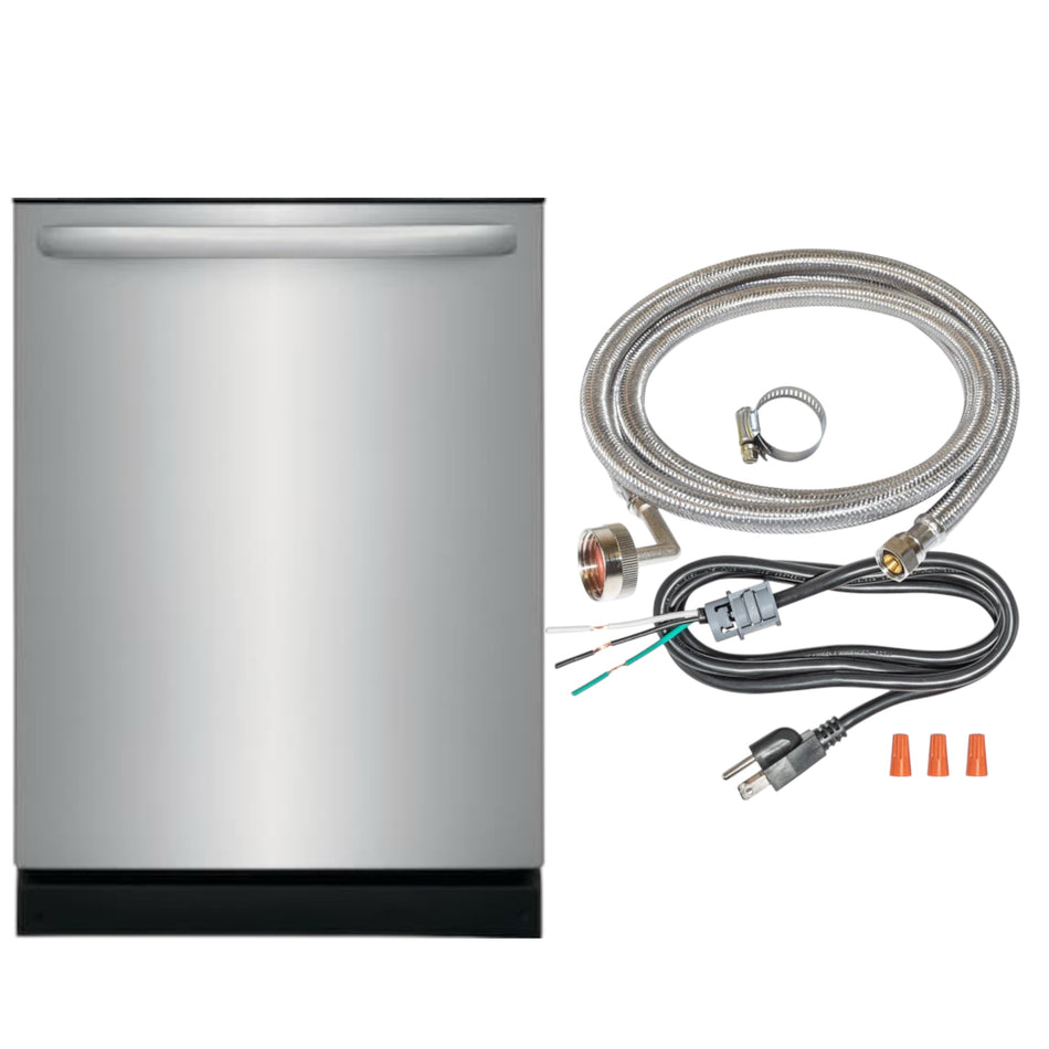 Frigidaire Stainless Steel Dishwasher with Installation Kit