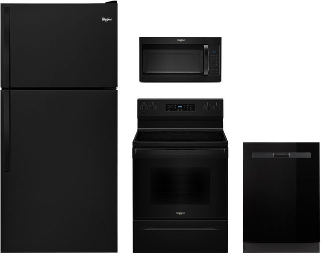 Black Appliance Bundle (Electric Range)