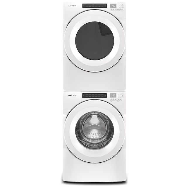 Amana White Washer & Dryer Appliance Bundle