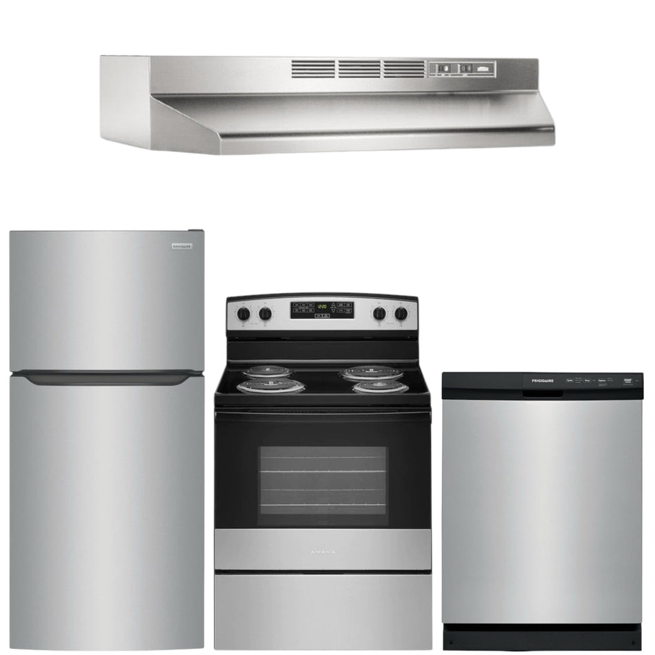 Stainless Steel Appliance Bundle (Electric Range)