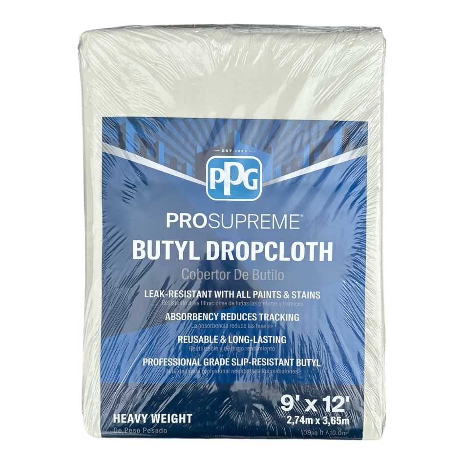 Paño protector de butilo PPG ProSupreme de 9 pies x 12 pies (peso pesado)