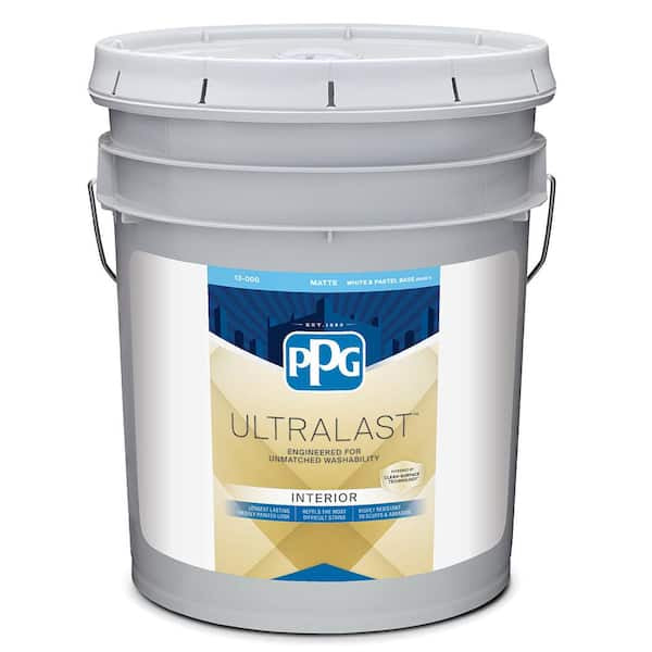 Pintura para interiores + imprimador PPG UltraLast™ (mate, base ultraprofunda)