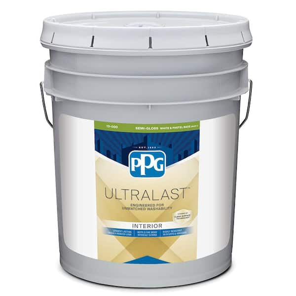 Pintura para interiores + imprimador PPG UltraLast™ (semibrillante, base ultraprofunda)