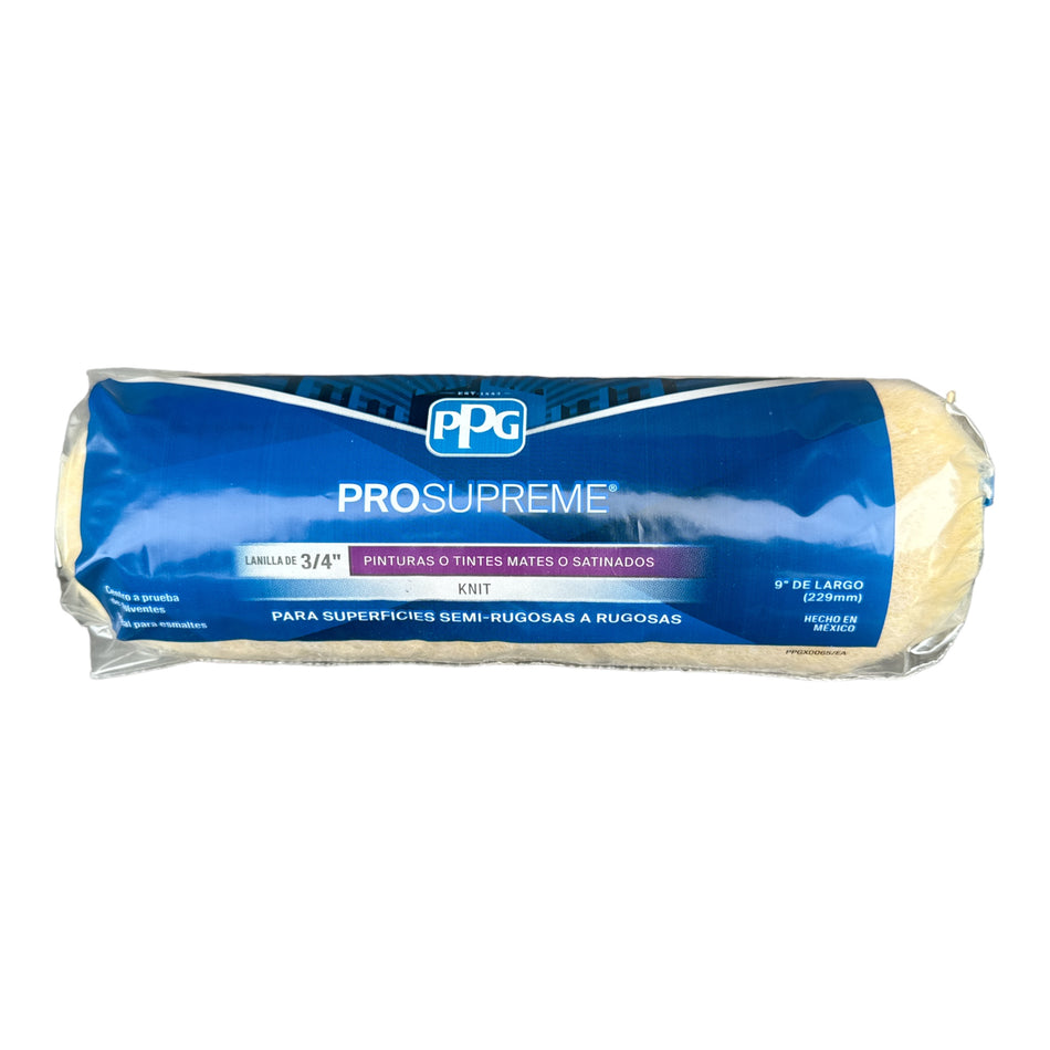 Cubierta de rodillo PPG ProSupreme Knit de 3/4 pulg. NAP x 9 pulg. L