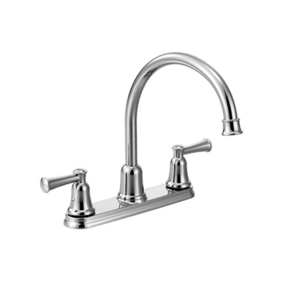 Cleveland Faucet Capstone Grifo de cocina de arco alto de dos manijas (cromado)