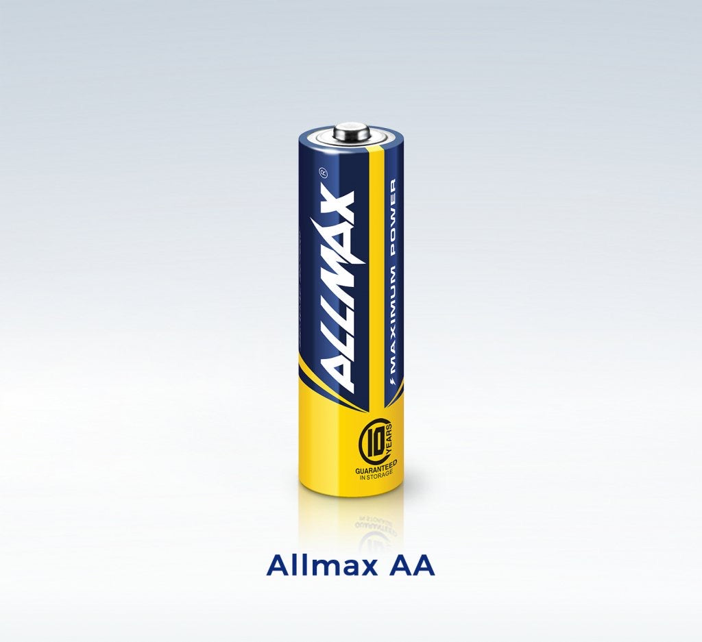 Pilas alcalinas Allmax AA de máxima potencia