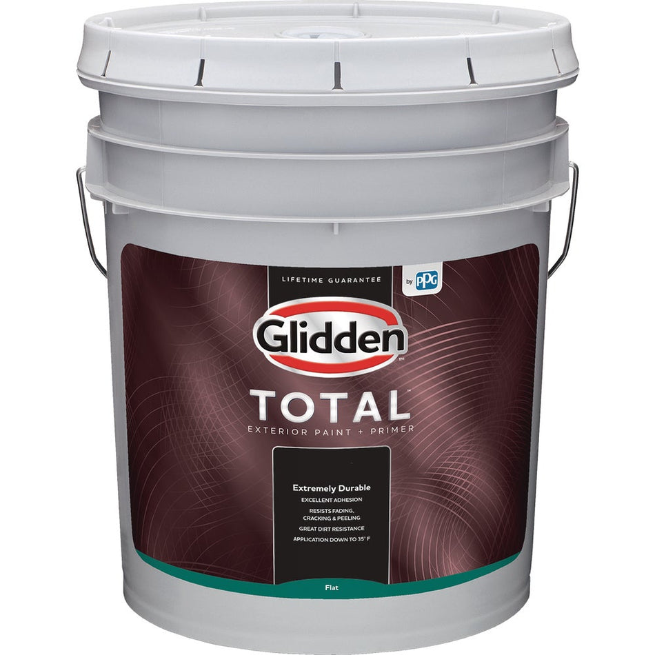 Glidden® Total™ Exterior Paint + Primer (Flat, MidTone Base)