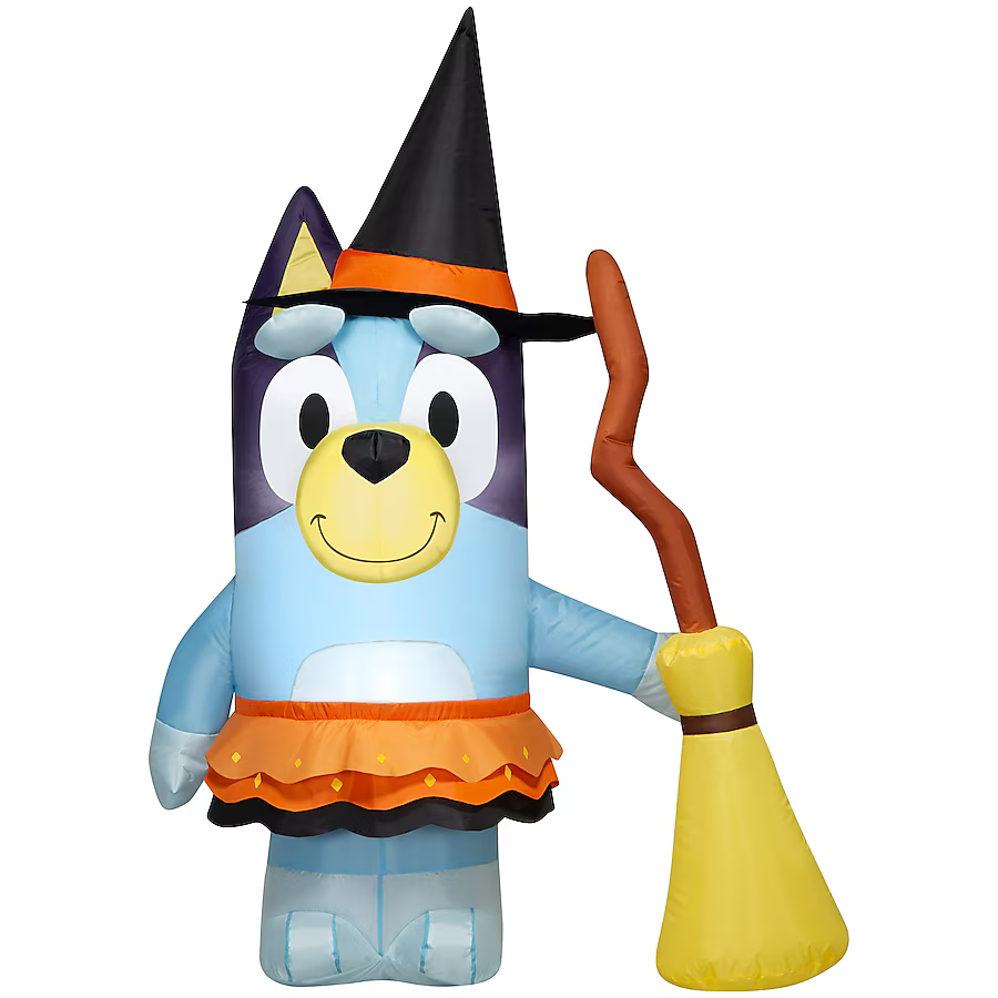 Bluey 3.5-ft LED Bluey Witch Inflatable