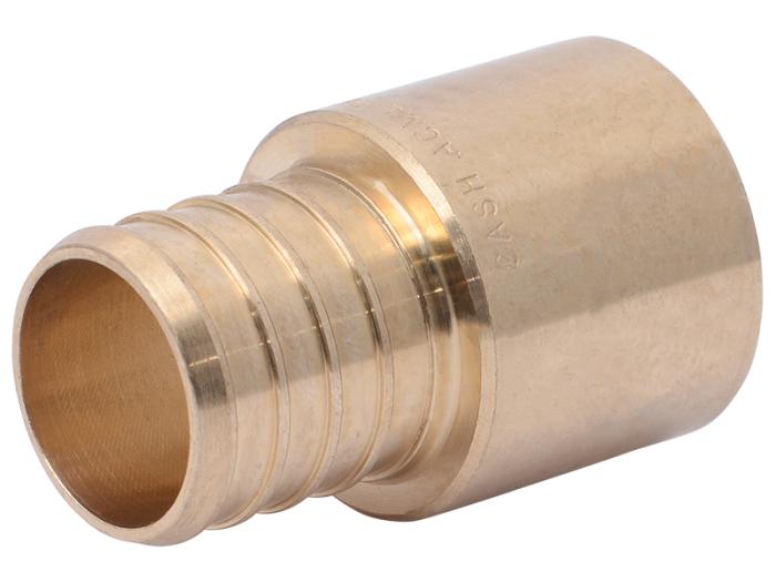 SharkBite 1 in. x 1 in. Brass Crimp Male Sweat Adapter