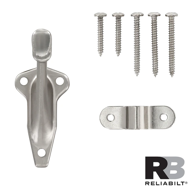 RELIABILT 1.312-in x 3-in Satin Nickel Finished Aluminum Handrail