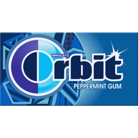 Wrigley PepperMint Orbit SugarFree Bubble Gum