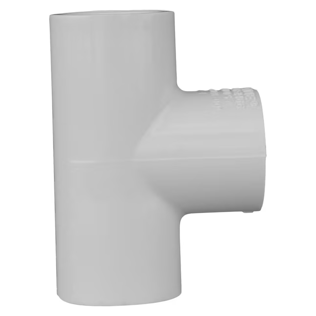 Charlotte Pipe Tee reductora de PVC cédula 40 de 1-1/2 pulg. x 1-1/2 pulg. x 1 pulg.