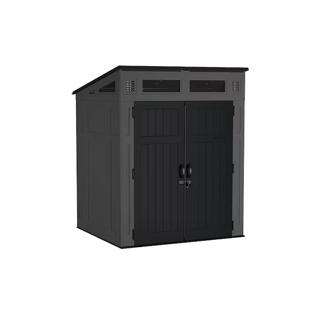 Suncast 6-ft x 5-ft Resin Shed Lean-to Resin Storage Shed (Floor Included)