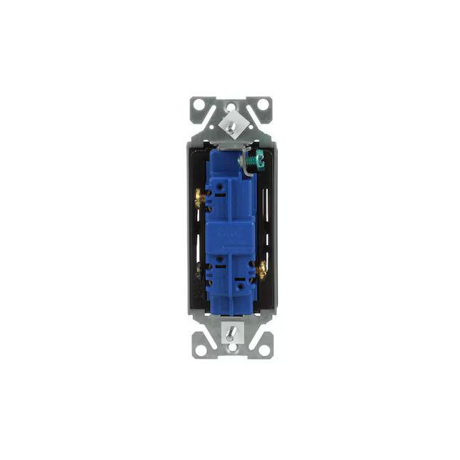 Eaton 15-Amp 3-Way Rocker Light Switch, Black