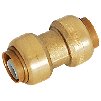 SharkBite 1 in. x 1 in. Brass Push Coupling