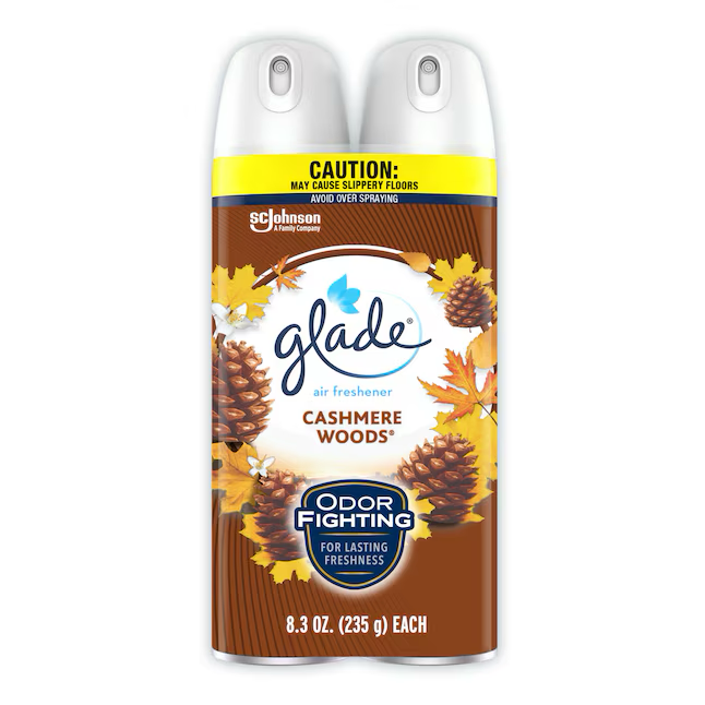 Glade 8,3-oz Cashmere Woods Spender-Lufterfrischer (2er-Pack)