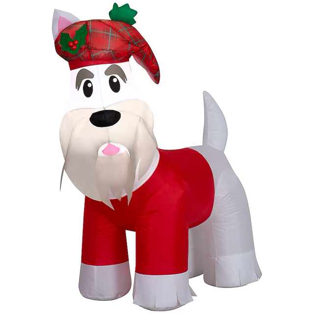 Holiday Living 3.5-ft LED Scottie Dog Christmas Inflatable