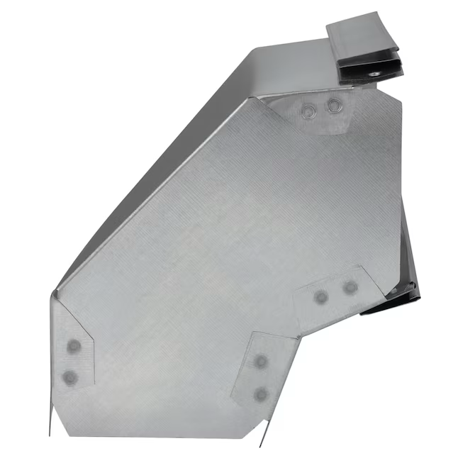 Codo de conducto corto de 90 grados plano rectangular de acero galvanizado IMPERIAL