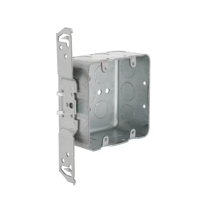 Hubbell RACO 2-Gang Galvanized Steel New Work/Old Work Switch/Outlet Electrical Box