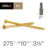 Deck Plus #10 x 3-1/2-in Wood To Wood Deck Screws (275-Per Box)