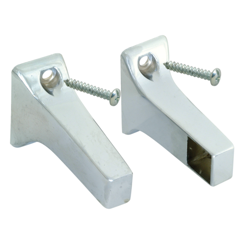 Eastman Towel Bar Brackets - Chrome (3/4 in. Exposed Screw)