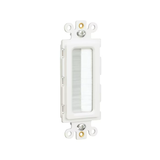 Eaton 1-Gang White Thermoplastic Indoor Wall Plate