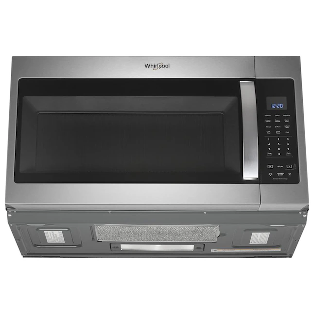 Whirlpool 1.7-cu ft 1000-Watt Over-the-Range Microwave (Fingerprint Resistant Stainless Steel)