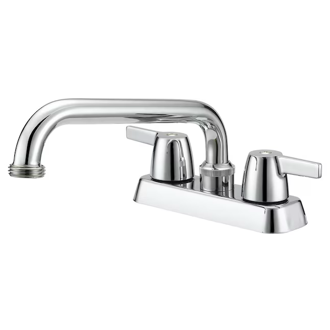 Project Source Chrome 2-handle Deck-mount Utility Faucet