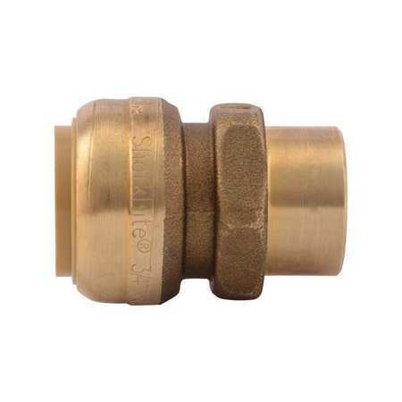 SharkBite 3/4 in. x 1/2 in. FNPT Brass Push Female Adapter