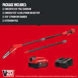 CRAFTSMAN V20 20-volt Max 8-in Battery Pole Saw (Battery and Charger Included)