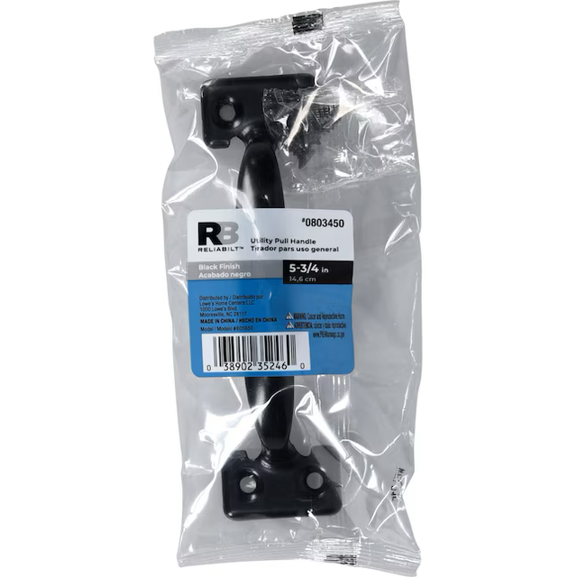 RELIABILT Black Screen/Storm Door Replacement Pull Handle