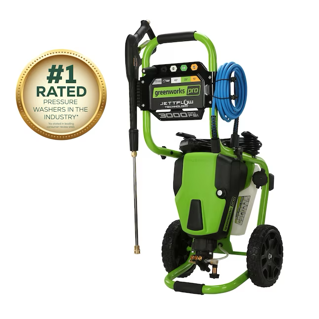 Greenworks Pro 3000 PSI 2-Gallonen Kaltwasser-Elektro-Hochdruckreiniger