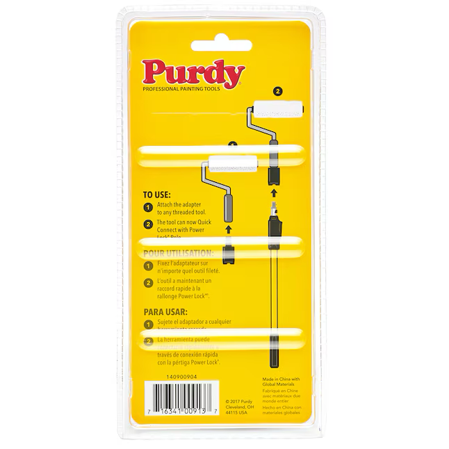 Poste de extensión roscado Purdy Quick Connect de 1 pie a 1 pie