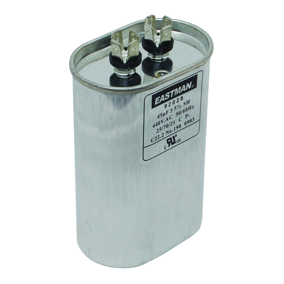 Eastman 40 MFD Motor Run Capacitor – Oval (440 VAC)