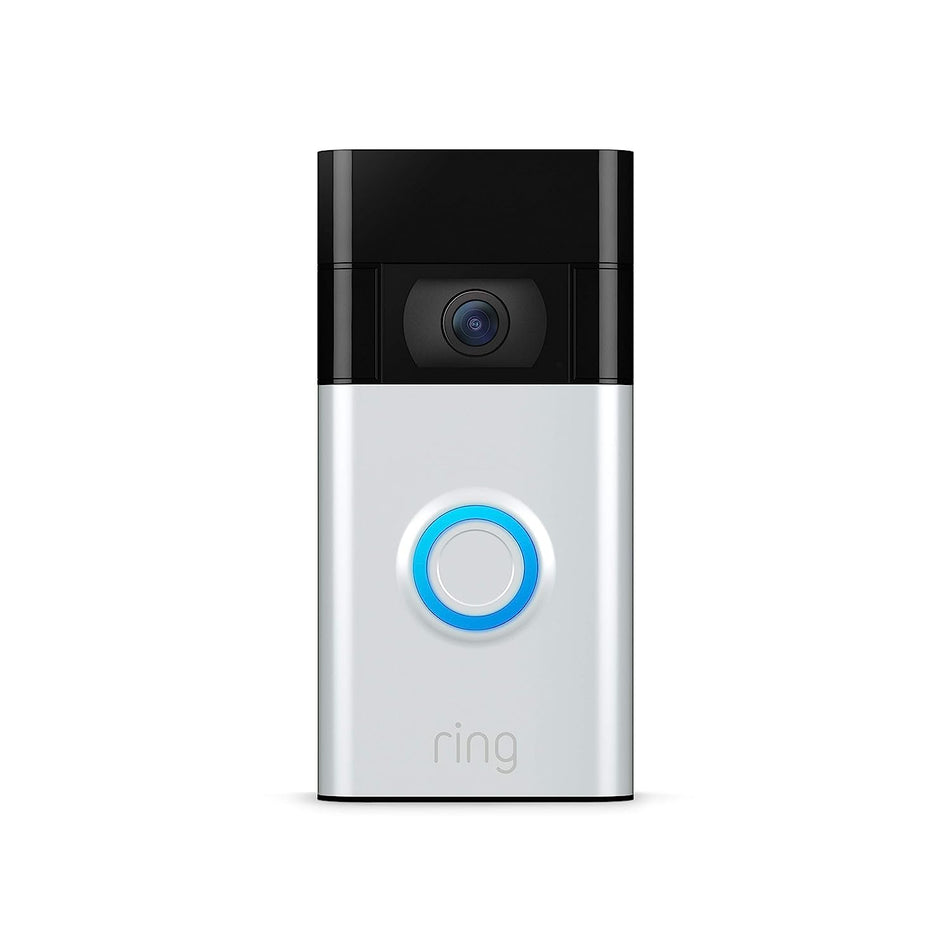 Ring Video Doorbell 2nd Generation - 1080p HD video (Satin Nickel)