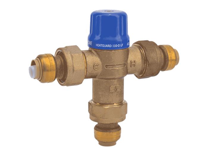 SharkBite 3/4" Heatguard Thermostatic Mixing Valve w/ Integral Connectors (Lead Free)