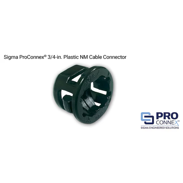 Sigma ProConnex 3/4-in Plastic Snap-in Connector Conduit Fittings (5-Pack)