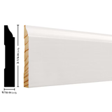 RELIABILT 9/16-in x 3-1/4-in x 12-ft Colonial Primed Pine 623 Baseboard Moulding