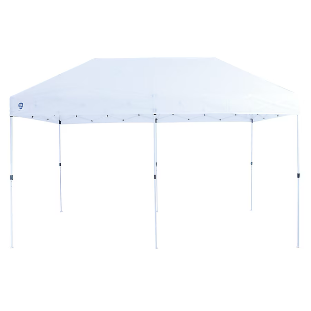 Z-Shade 20-ft x 10-ft Rectangle White Pop-up Canopy