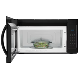 Whirlpool 1.7-cu ft 1000-Watt Over-the-Range Microwave (Black)