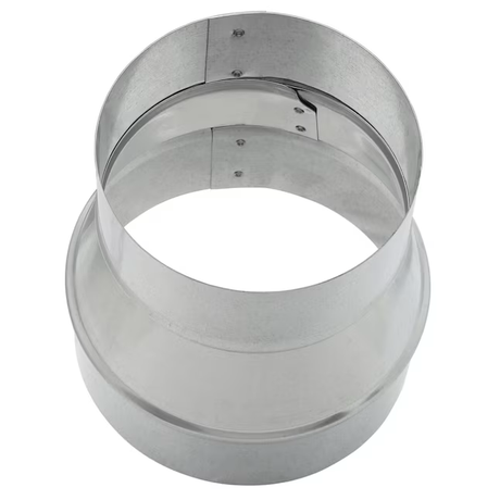 IMPERIAL 6-in 30 Gauge Galvanized Steel Round Duct Reducer