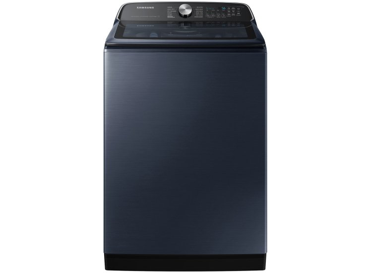 Samsung Pet Care Solution 5.4-cu ft High Efficiency Impeller Smart Top-Load Washer (Brushed Navy) ENERGY STAR